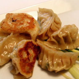 Pork and Chive Dumplings with Dried Shrimp