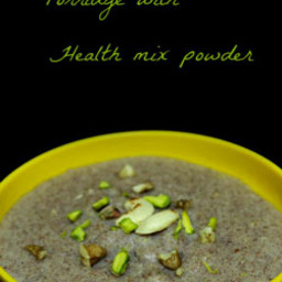 porridge with health mix powder