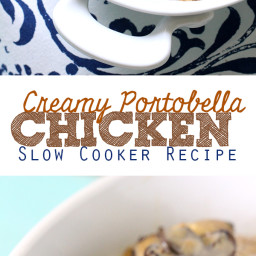 Portobella Chicken Slow Cooker Recipe