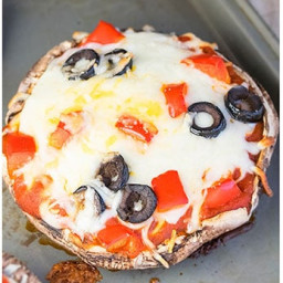 Portobello Mushroom Pizza (Low Carb)