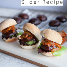 Portobello Mushroom Sliders | Veggie Burger Recipe