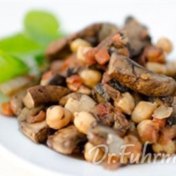 Portobello Mushrooms and Beans