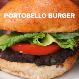 Portobello Veggie Burgers Recipe by Tasty