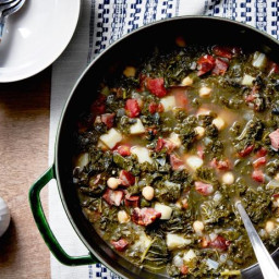 Portuguese Chourico and Kale Soup