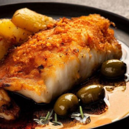 Portuguese Fried Cod with Garlic Sauce Recipe