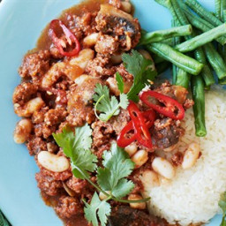 Portuguese Minced Lamb with White Beans