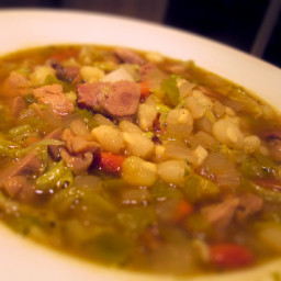 Posole (Mexican soup with pork and hominy)