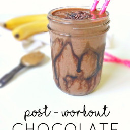 Post-Workout Chocolate Peanut Butter Smoothie