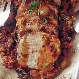 Pot-Roasted Pork Loin with Fall Fruits