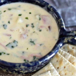 Potato and Ham Soup With Cheese