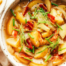 Potato Bacon Fennel Soup Recipe