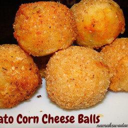Potato Corn Cheese Balls | Party snack