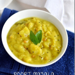 Potato curry for Poori