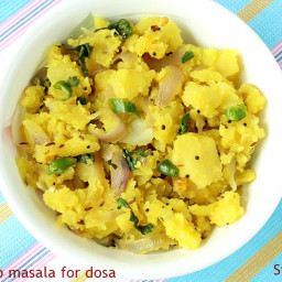 Potato masala recipe for dosa | Potato curry recipe for masala dosa