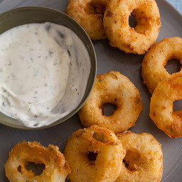 Potato Rings with Homemade Buttermilk Ranch