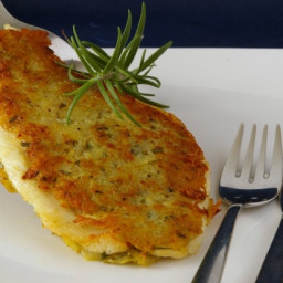 Potato-Rosemary Crusted Fish Fillets