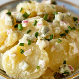 Potato Salad with Chopped Cornichons Recipe