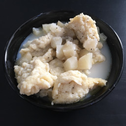 Potato Soup with Dumplings