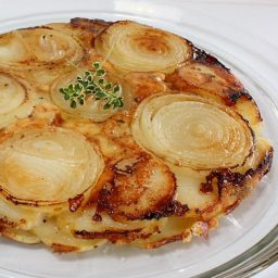 Potato, Walla Walla Onion and Gruyere Galette