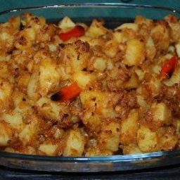 Potatoes with Spices & Onions