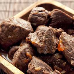 Pressure Cooker Bison Stew with Red Wine