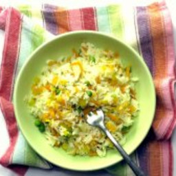 Pressure Cooker Confetti Basmati Rice Recipe