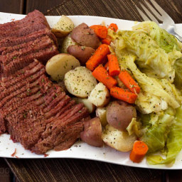 Pressure Cooker Corned Beef and Cabbage