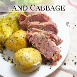 Pressure Cooker Corned Beef & Cabbage