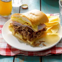 Pressure Cooker Cuban Pulled Pork Sandwiches