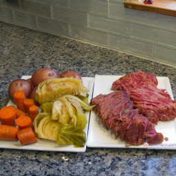Pressure Cooker Guinness Corned Beef with Cabbage, Potatoes & Carrots