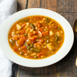 Pressure Cooker Hearty Vegetable Soup
