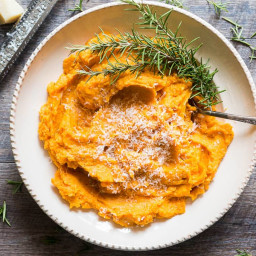 Pressure Cooker (Instant Pot) Savory Mashed Sweet Potatoes