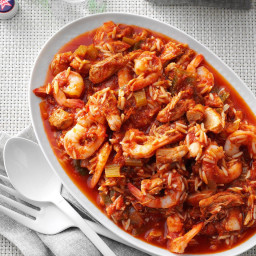 Pressure Cooker Italian Shrimp 'n' Pasta