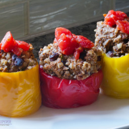 Pressure Cooker Mexican Stuffed Peppers