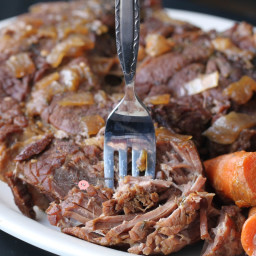 Pressure Cooker Mom's Classic Pot Roast with Savory Onion Gravy