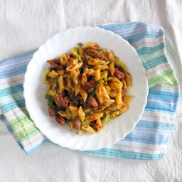 Pressure Cooker Pasta with Broccoli and Sausage One Pot Meal