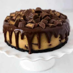 Pressure Cooker Peanut Butter Cup Cheesecake