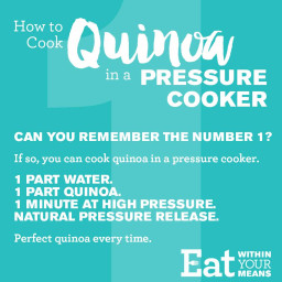 Pressure Cooker Quinoa