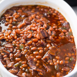 Pressure Cooker Southern Baked Beans
