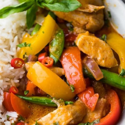 Pressure Cooker Spicy Thai Chicken Curry Recipe