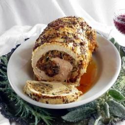 Pressure Cooked Stuffed Turkey Breast Rolle'