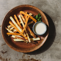 Preview Recipe: Sweet Potato Fries with Garlic Mayo