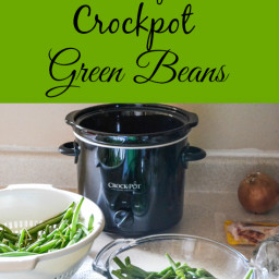 Progressive Dinner: Easy Crock Pot Green Beans | Silpat Giveaway