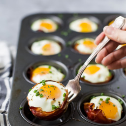 Prosciutto Baked Egg Cups