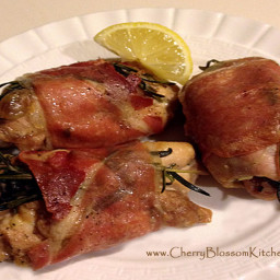 Proscuitto Wrapped Rosemary Chicken Thighs