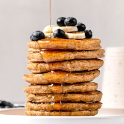 Protein Oatmeal Blender Pancakes