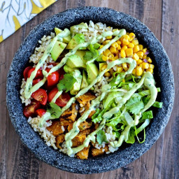 Protein-Packed Vegetarian Burrito Bowls