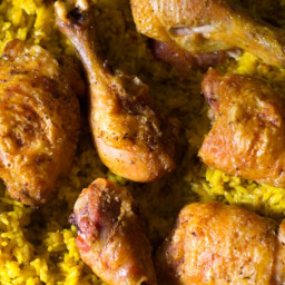 Puerto Rican Chicken & Yellow Rice