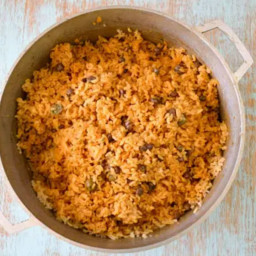 Puerto Rican Rice - Arroz con Gandules