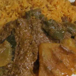 Puertorican bistec (beef stew)
